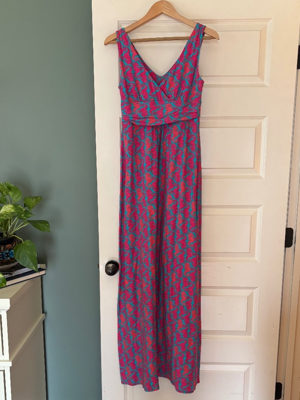 Lilly Pulitzer Sloane Maxi Dress - Hold Your Horses Print - Size Small